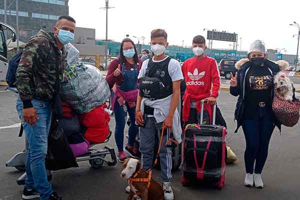 Venezolanos Perú vuelta a la Patria Lima