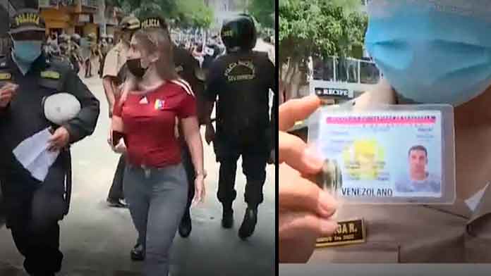 venezolanos Perú intervención policial gamarra