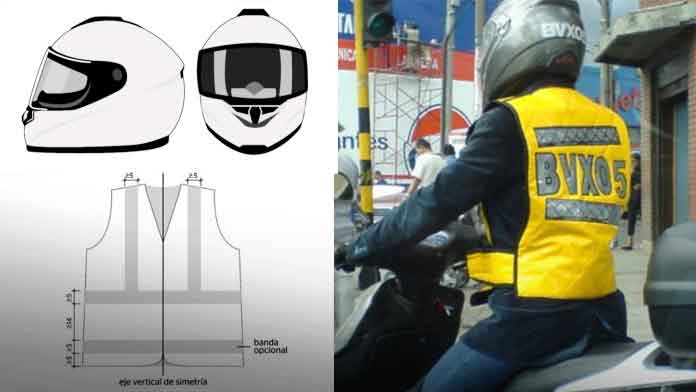 peru moto casco chaleco LIma especificaciones