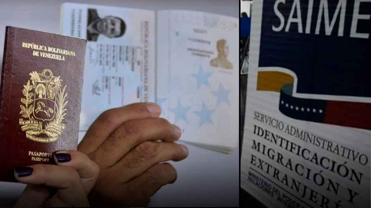 SAIME citas pasaporte venezolano