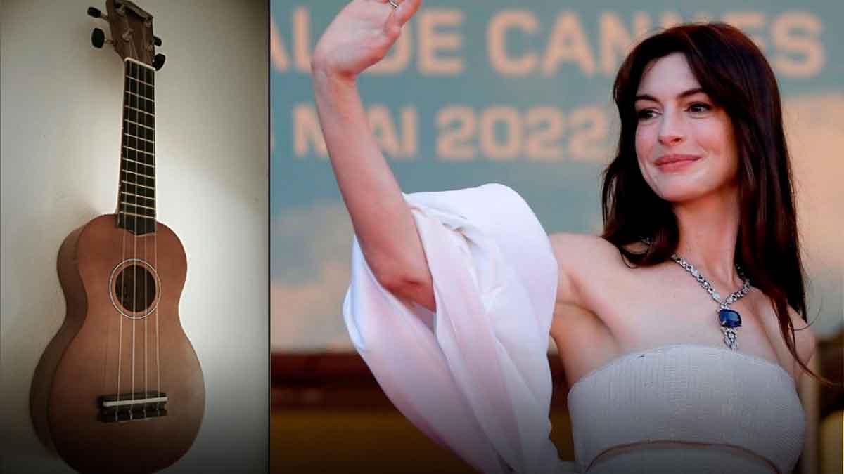 Anne Hathaway: El cuatro venezolano «es de lo mas bonito que he escuchado en mi vida”