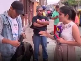 venezolano robado televisión Lima