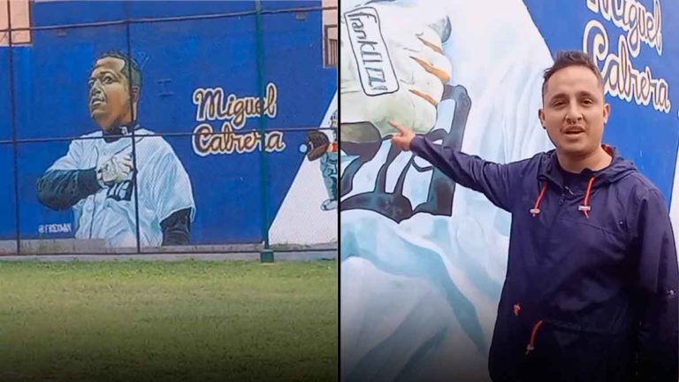 El mural de Miguel Cabrera en Perú, hablamos con su autor