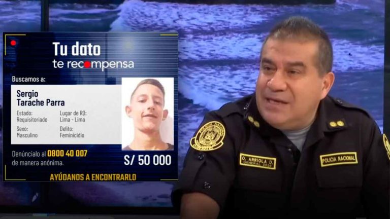 Policía informa del destino de la  recompensa de S/50.000 tras captura del venezolano Sergio Tarache