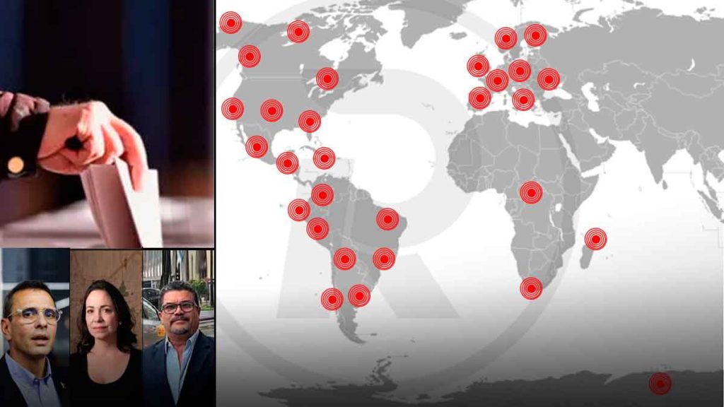 Los 32 países donde se podrá votar en las primarias de Venezuela