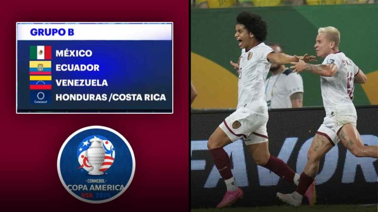 La Vinotinto se las verá con México y Ecuador en el grupo B de la Copa América 2024