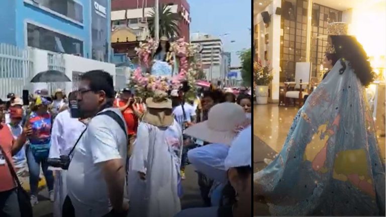 El Perú también caminaron por la Divina Pastora