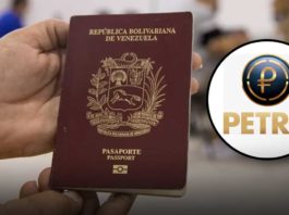 pasaporte venezolano precio petro
