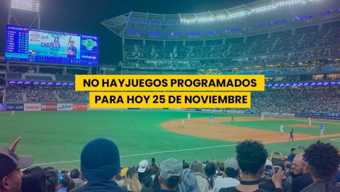 Juegos para hoy lunes 25 de noviembre de 2024 en el beisbol venezolano de la LVBP