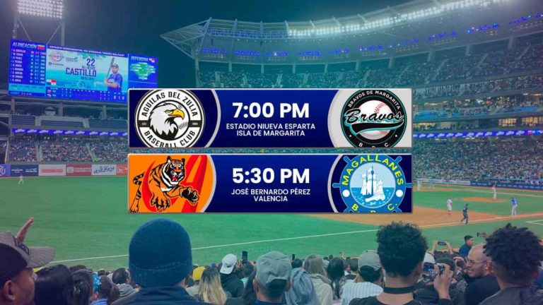 Juegos para hoy domingo 29 de diciembre en el beisbol venezolano – Temporada LVBP 2024 – 2025