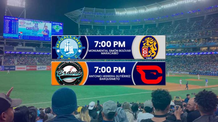 Juegos para hoy en la LVBP bravos y águilas lideran el beisbol venezolano