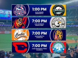 Juegos para hoy en la LVBP miércoles 13 de noviembre de 2024 con todos los partidos del beisbol venezolano