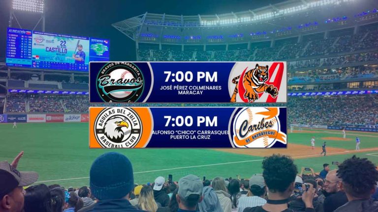 Juegos para hoy jueves 7 de noviembre en el beisbol venezolano – Temporada LVBP 2024 – 2025