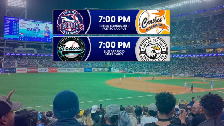 Juegos para hoy lunes 17 de noviembre en el beisbol venezolano – Temporada LVBP 2025 – 2026
