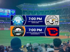 Juegos para hoy martes 14 de enero de 2025 en el Round Robin del beisbol venezolano de la LVBP