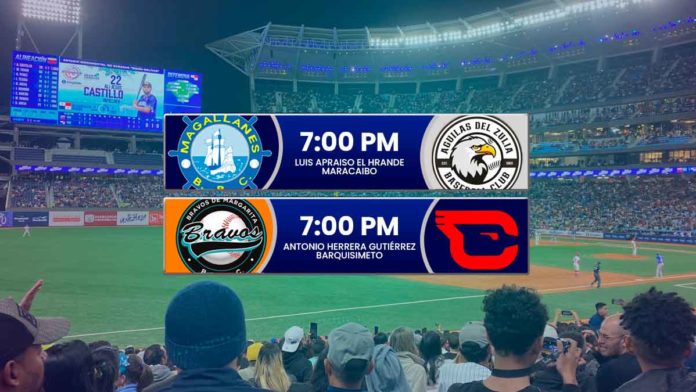 Juegos para hoy martes 14 de enero de 2025 en el Round Robin del beisbol venezolano de la LVBP