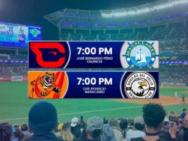 Juegos para hoy martes 7 de enero de 2025 en el Round Robin del beisbol venezolano de la LVBP