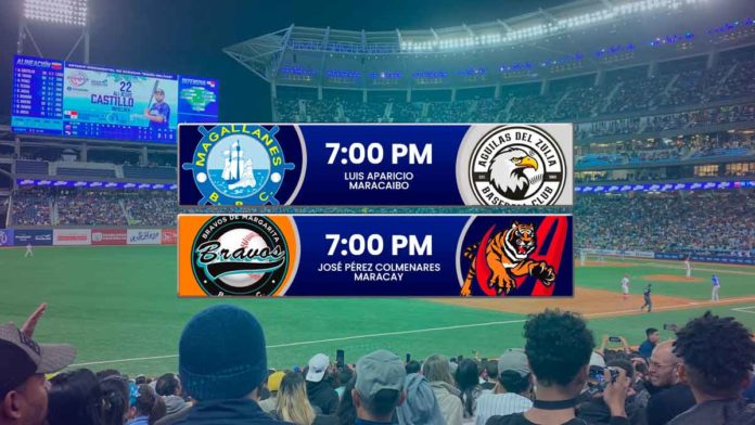 Juegos para hoy miércoles 15 de enero en el round robin del beisbol venezolano de la LVBP