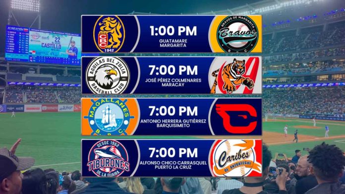 Juegos para hoy miércoles 6 de noviembre en la LVBP partidos de beisbol venezolano conoce estadios horarios y entradas