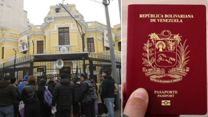 Pasaporte venezolano consulado de Venezuela en Lima
