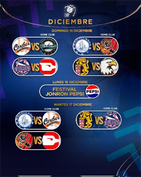 Calendario Oficial Del Beisbol Venezolano - LVBP 2024 - 2025