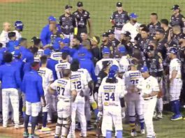 caracas vs. magallanes pelea bancas se vaciaron LVBP 2024 2025