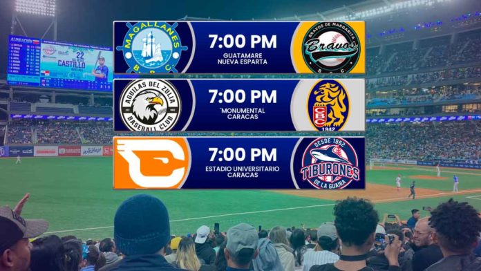 juegos para hoy 20 de noviembre en el beisbol profesional venezolano de la LVBP 2025 2026