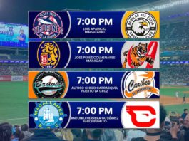 juegos para hoy 26 de noviembre en el beisbol venezolano de la LVBP 2025 -2026