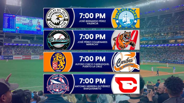 Juegos para hoy jueves 27 de noviembre en el beisbol venezolano – Temporada LVBP 2025 – 2026
