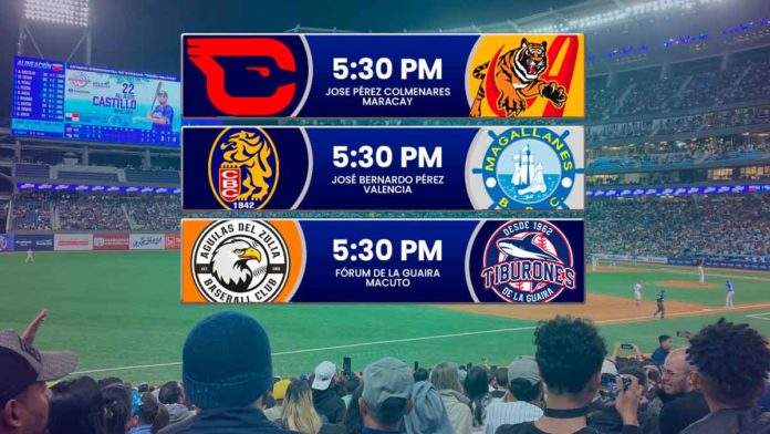 Juegos para hoy domingo 1 de diciembre en el beisbol venezolano - Temporada LVBP 2024 - 2025