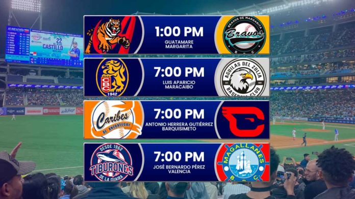 juegos para hoy en la LVBP 1 de noviembre de 2024 partidos de leones tiburones y magallanes en el beisbol venezolano