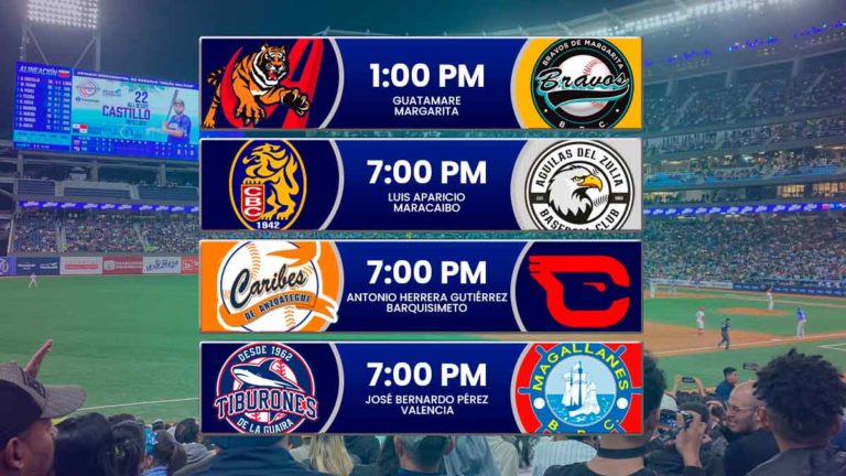 Juegos para hoy viernes 1 de noviembre en el beisbol venezolano – Temporada LVBP 2024 – 2025