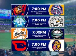 Juegos para hoy jueves 12 de diciembre de 2024 en el beisbol venezolano de la LVBP