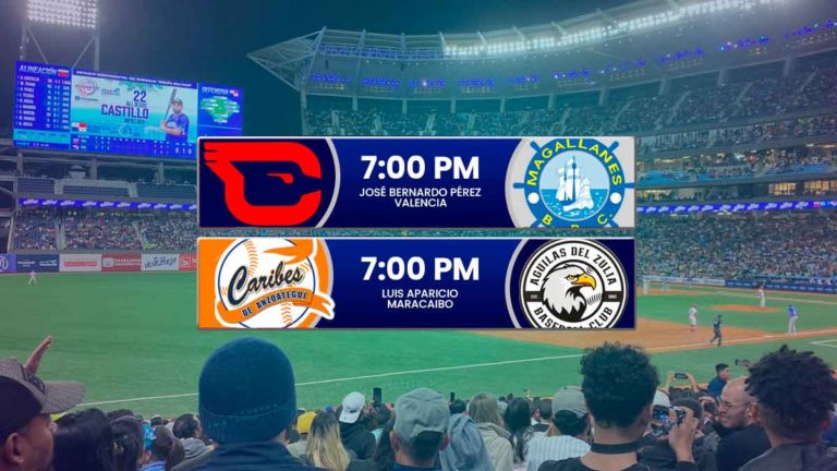Juegos para hoy jueves 22 de enero en el beisbol venezolano – Temporada LVBP 2025 – 2026