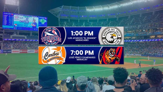 Juegos para hoy lunes 18 de noviembre de 2024 en el beisbol venezolano de la LVBP con el juego de la Chinita