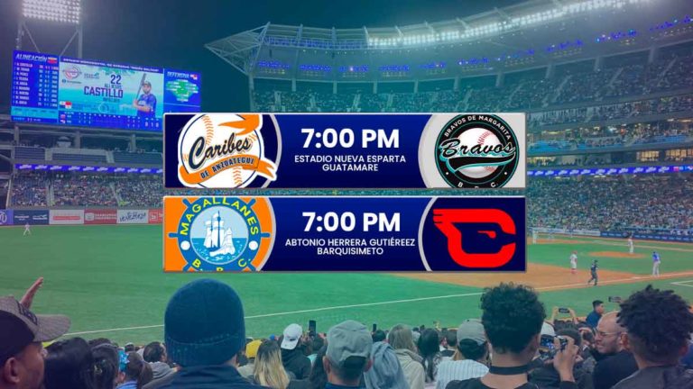 Juegos para hoy lunes 19 de enero en el beisbol venezolano – Temporada LVBP 2025 – 2026