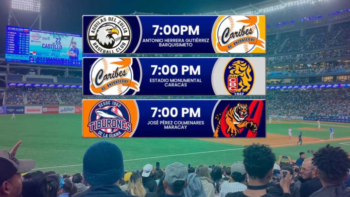 juegos para hoy martes 16 de diciembre en el beisbol venezolano de la LVBP 2025 2026