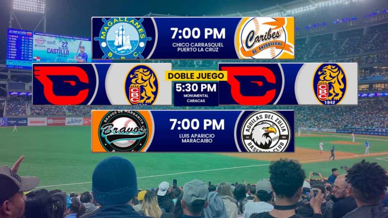 Juegos para hoy martes 18 de noviembre en el beisbol venezolano – Temporada LVBP 2025 – 2026