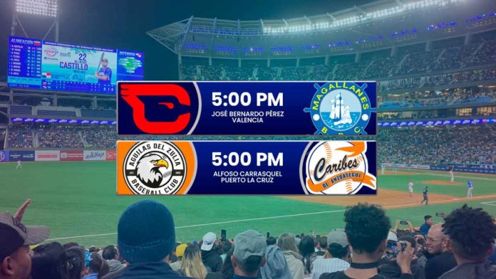 juegos para hoy sábado 17 de enero de 2026 en el round robin del beisbol venezolano de la LVBP