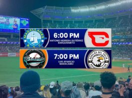 juegos para hoy sábado 4 de enero de 2025 en el Round Robin del beisbol venezolano de la LVBP