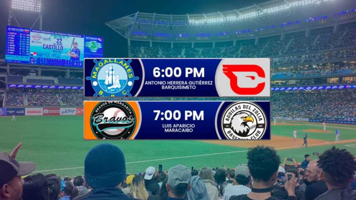 juegos para hoy sábado 4 de enero de 2025 en el Round Robin del beisbol venezolano de la LVBP