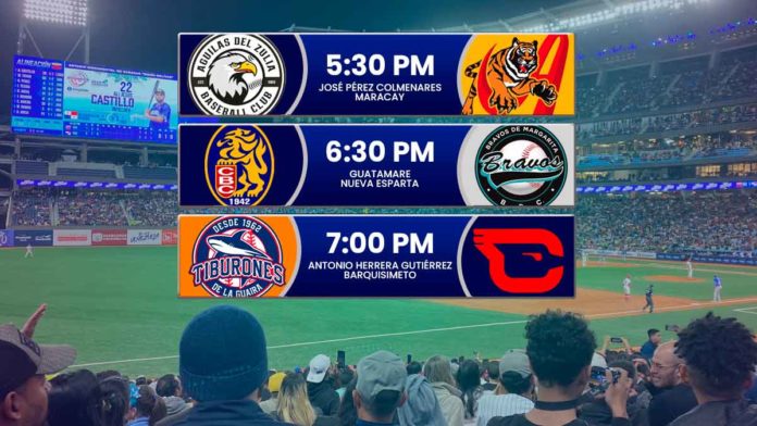 juegos para hoy sabado 6 de diciembre de 2025 en el beisbol venezolano de la LVBP