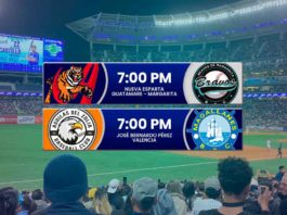 juegos para hoy viernes 10 de enero de 2025 en el round robin del beisbol venezolano de la LVBP