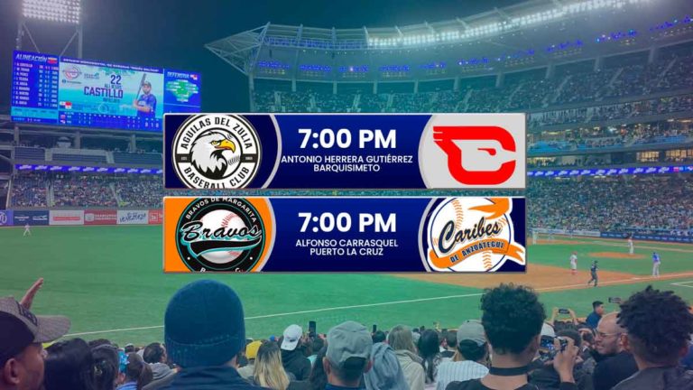 Juegos para hoy viernes 23 de enero en el beisbol venezolano – Temporada LVBP 2025 – 2026