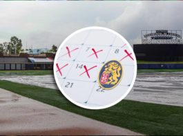 leones del caracas calendario lluvia LVBP 2024 2025 juegos suspendidos doble partidos