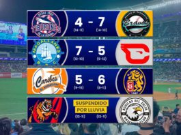 resultados de ayer martes 12 de noviembre en el beisbol venezolano de la LVBP